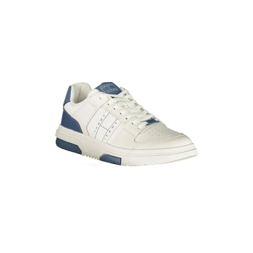 TOMMY HILFIGER Scarpe Sneakers Uomo Rosse con Dettagli a Contrasto e Plantare Removibile rosso - vista 2
