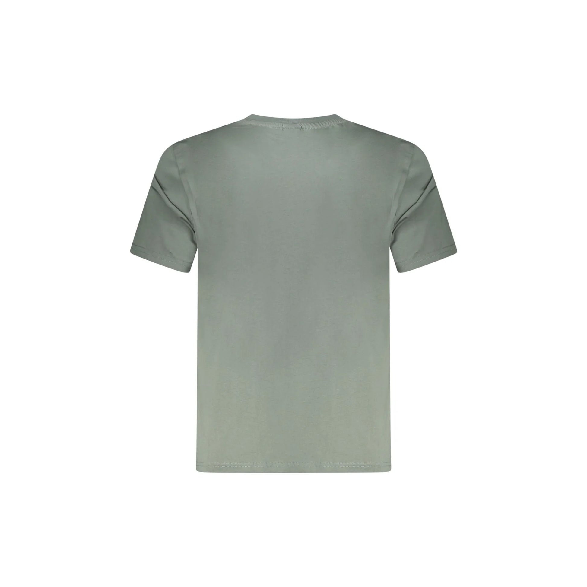 North Sails T-Shirt Maniche Corte Uomo Verde Stampa Logo - vista 2