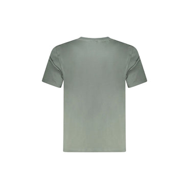North Sails T-Shirt Maniche Corte Uomo Verde Stampa Logo - vista 2