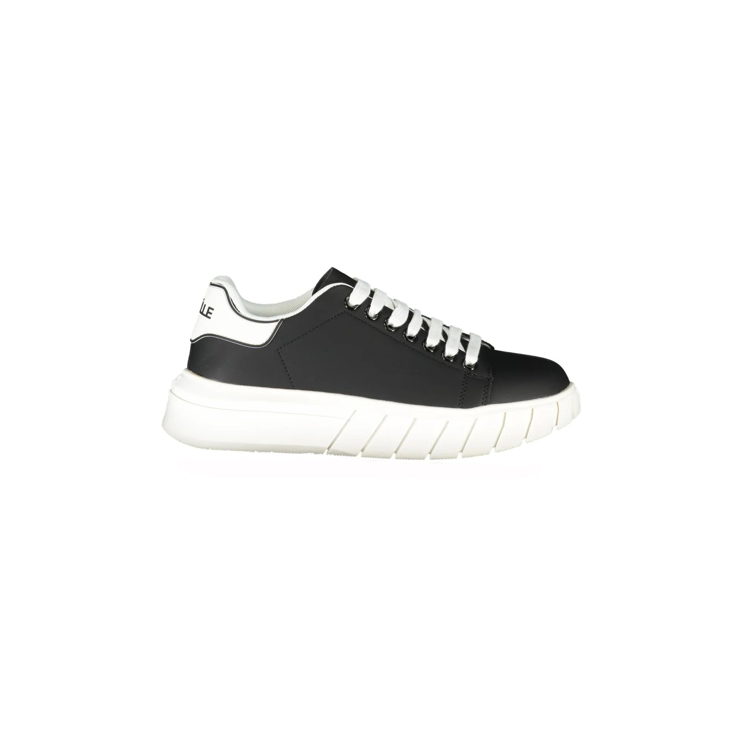 GAELLE PARIS Scarpe Sneakers Uomo Nere con Dettagli a Contrasto Nero - foto prodotto