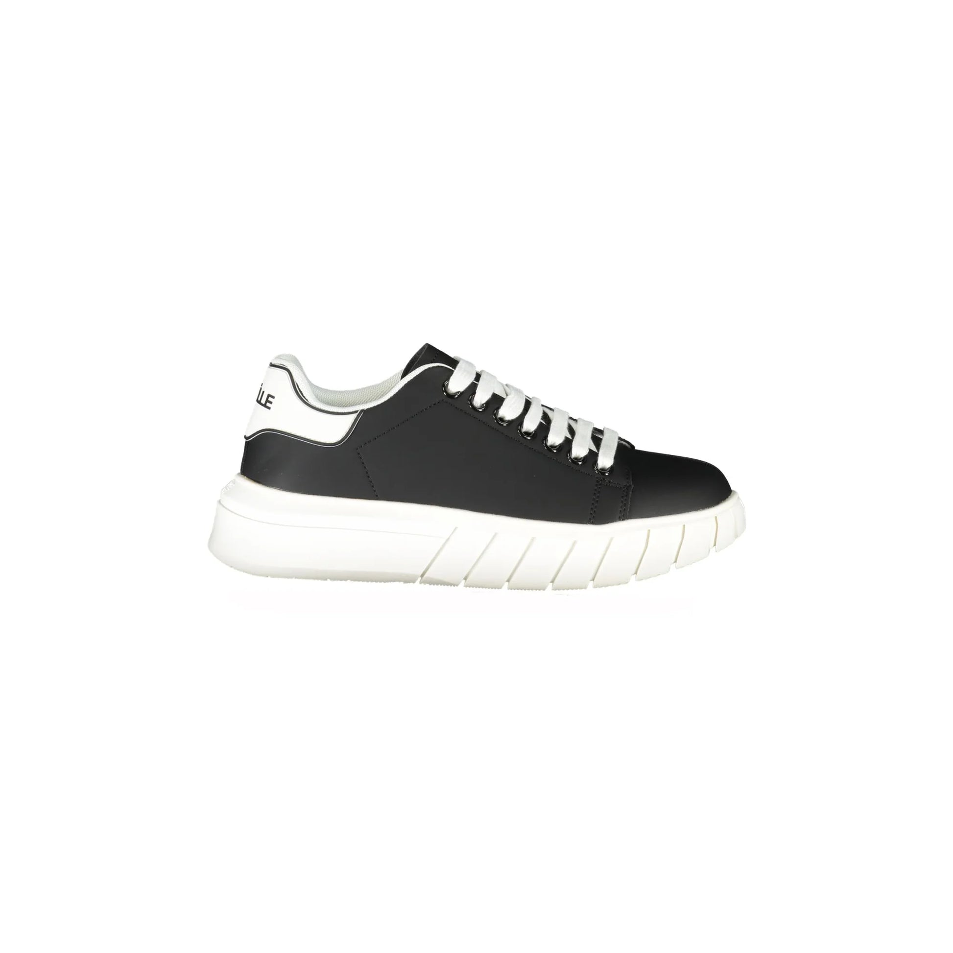 GAELLE PARIS Scarpe Sneakers Uomo Nere con Dettagli a Contrasto Nero - foto prodotto