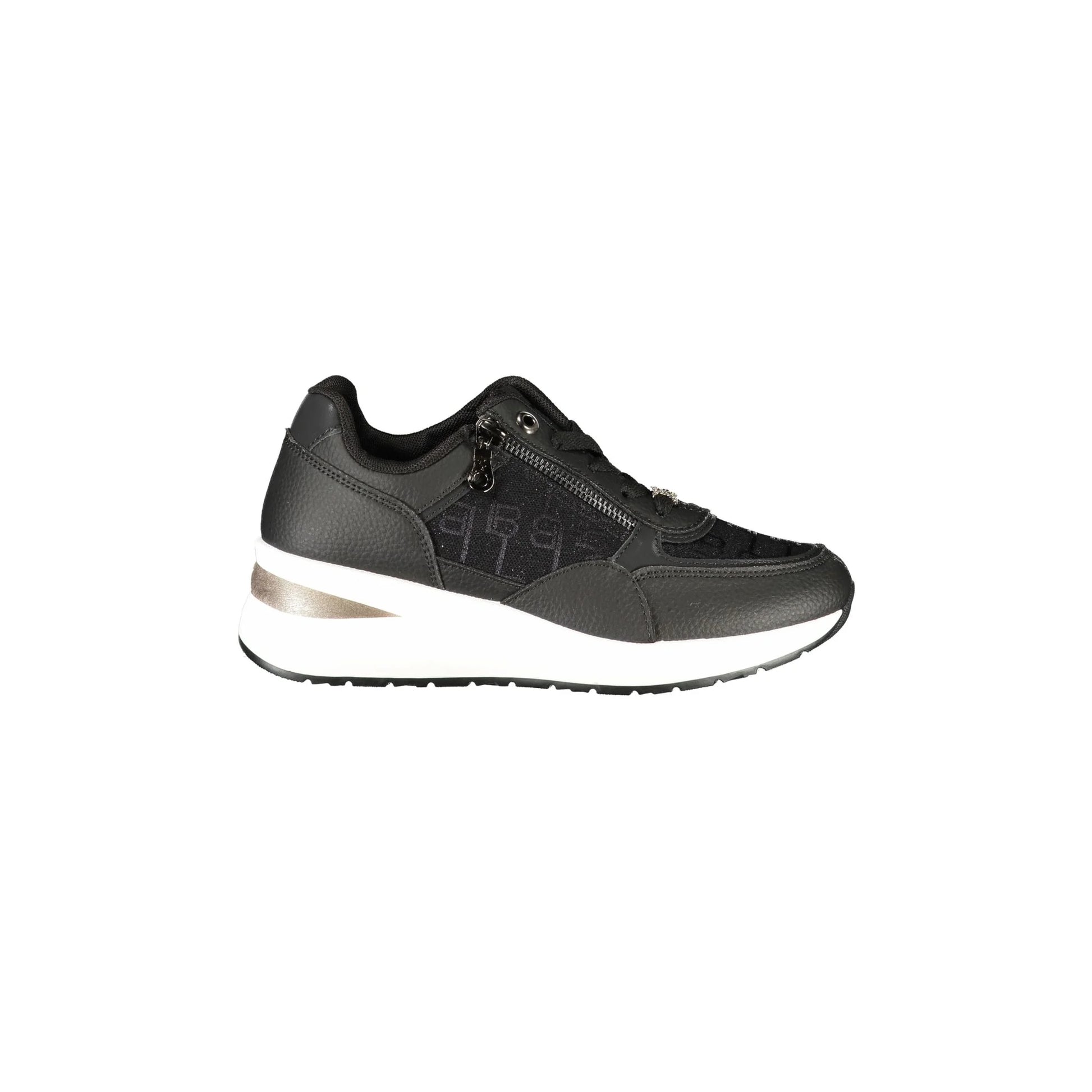 LAURA BIAGIOTTI Sneakers Donna Nere con Lacci e Zip Laterale Nero - foto prodotto