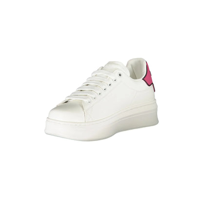 GAELLE PARIS Scarpe Sneakers Donna Rosa con Dettagli a Contrasto - vista 3
