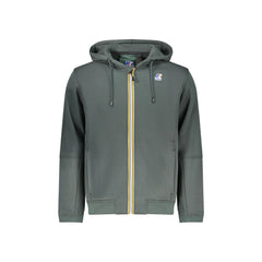 K-Way Felpa Maniche Lunghe Uomo Verde Zip