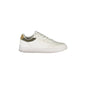 TOMMY HILFIGER Scarpe Sneakers Uomo Bianche con Dettagli Verde e Beige Bianco - foto prodotto