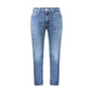 Tommy Hilfiger Jeans Uomo Blu Effetto Slavato Logo - foto prodotto