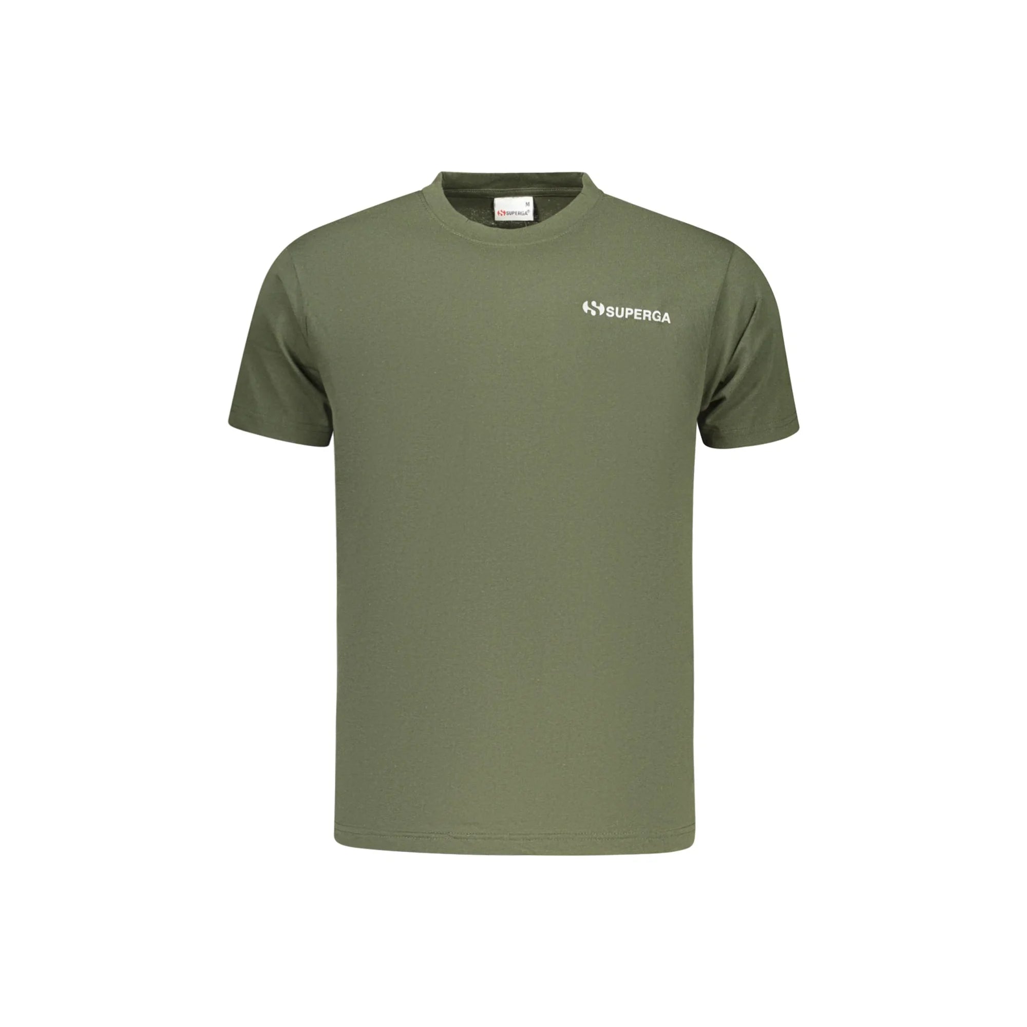 SUPERGA T-SHIRT MANICHE CORTE UOMO VERDE