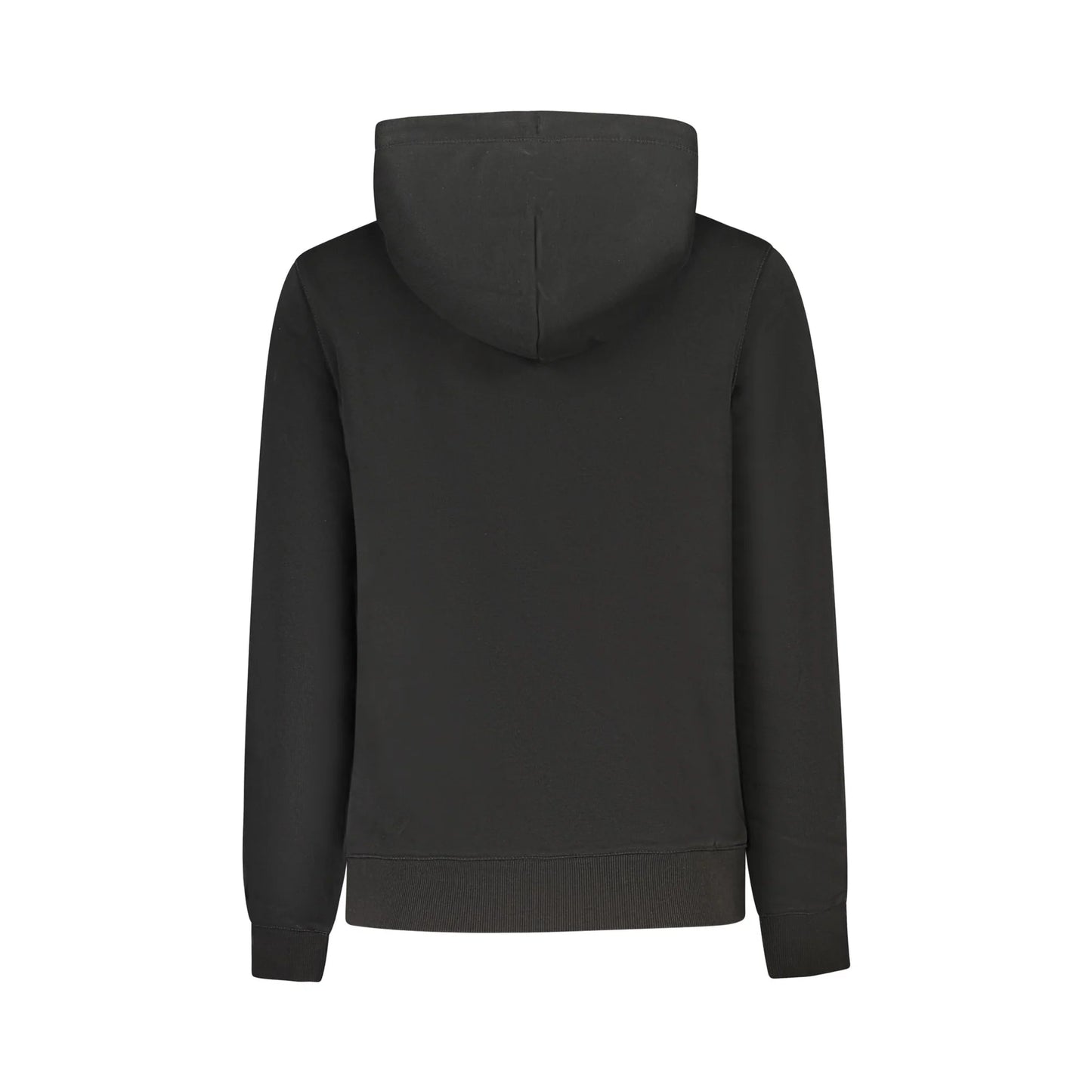 Tommy Hilfiger Felpa Donna Nera Cappuccio Felpata Tascone Logo Felpe nero - vista 2