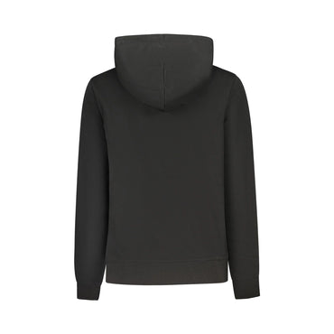 Tommy Hilfiger Felpa Donna Nera Cappuccio Felpata Tascone Logo Felpe nero - vista 2