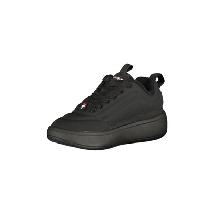 Fila Sneakers Donna Nere Sportive Lacci Logo nero - vista 3