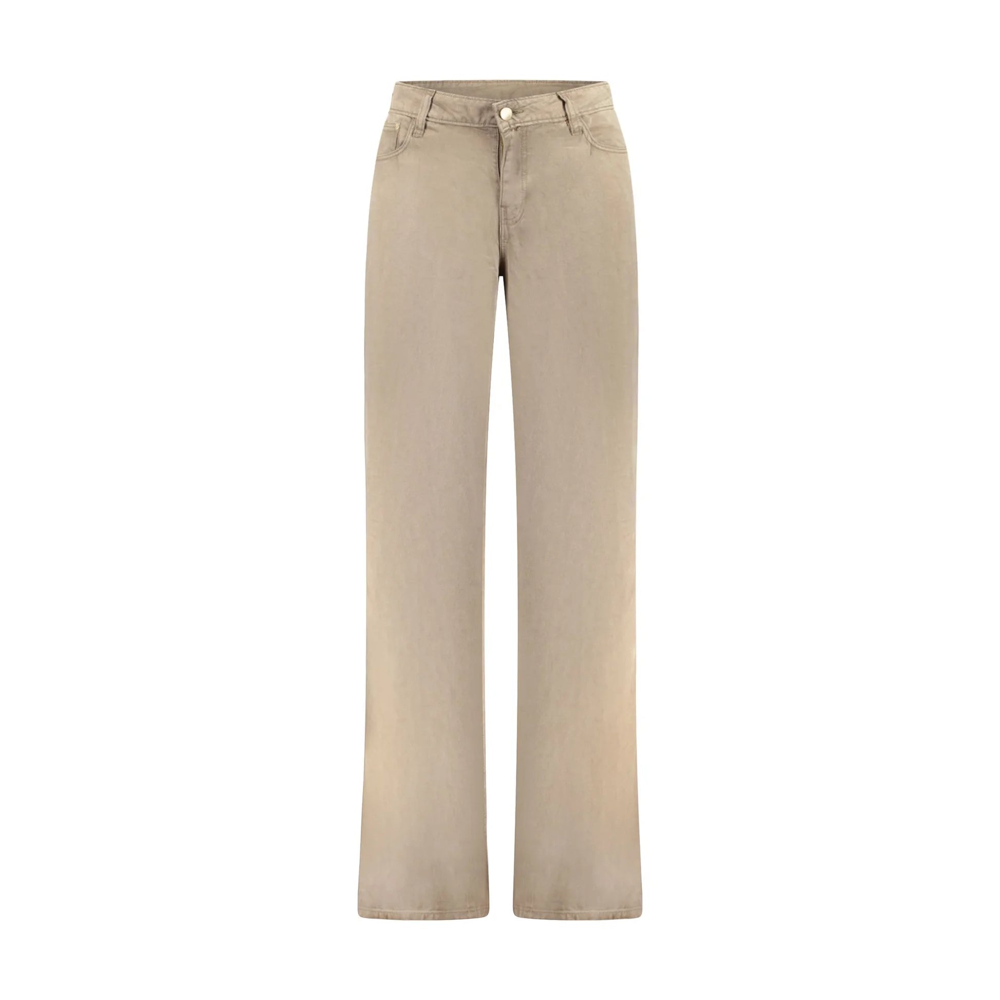 Guess Jeans Pantaloni Donna Verde Palazzo - foto prodotto