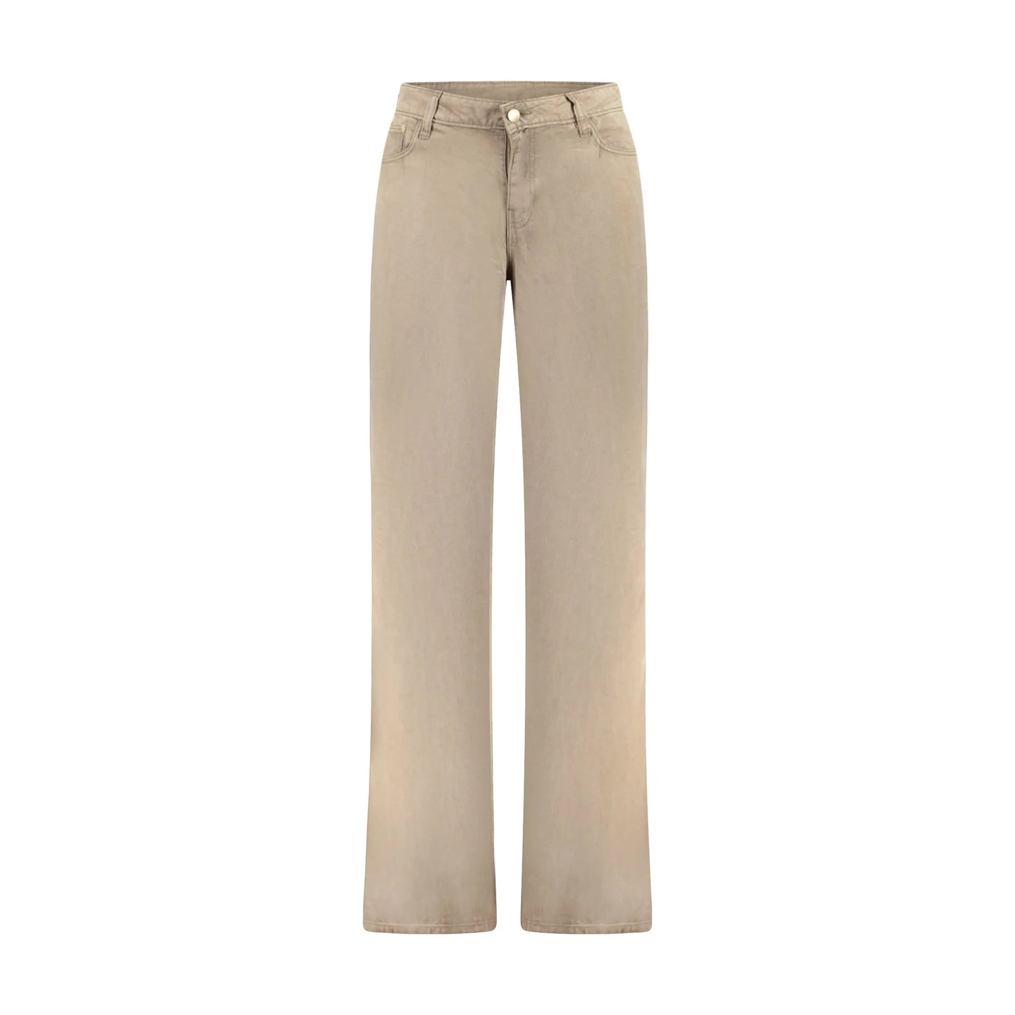 Guess Jeans Pantaloni Donna Verde Palazzo - foto prodotto