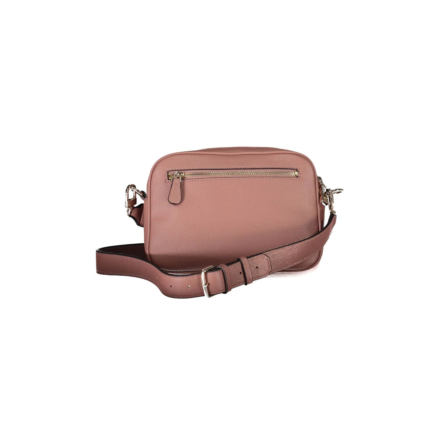 GUESS JEANS Borsa Donna a Tracolla Rosa con Chiusura Zip Borse - vista 2