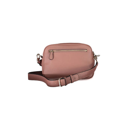 GUESS JEANS Borsa Donna a Tracolla Rosa con Chiusura Zip Borse - vista 2