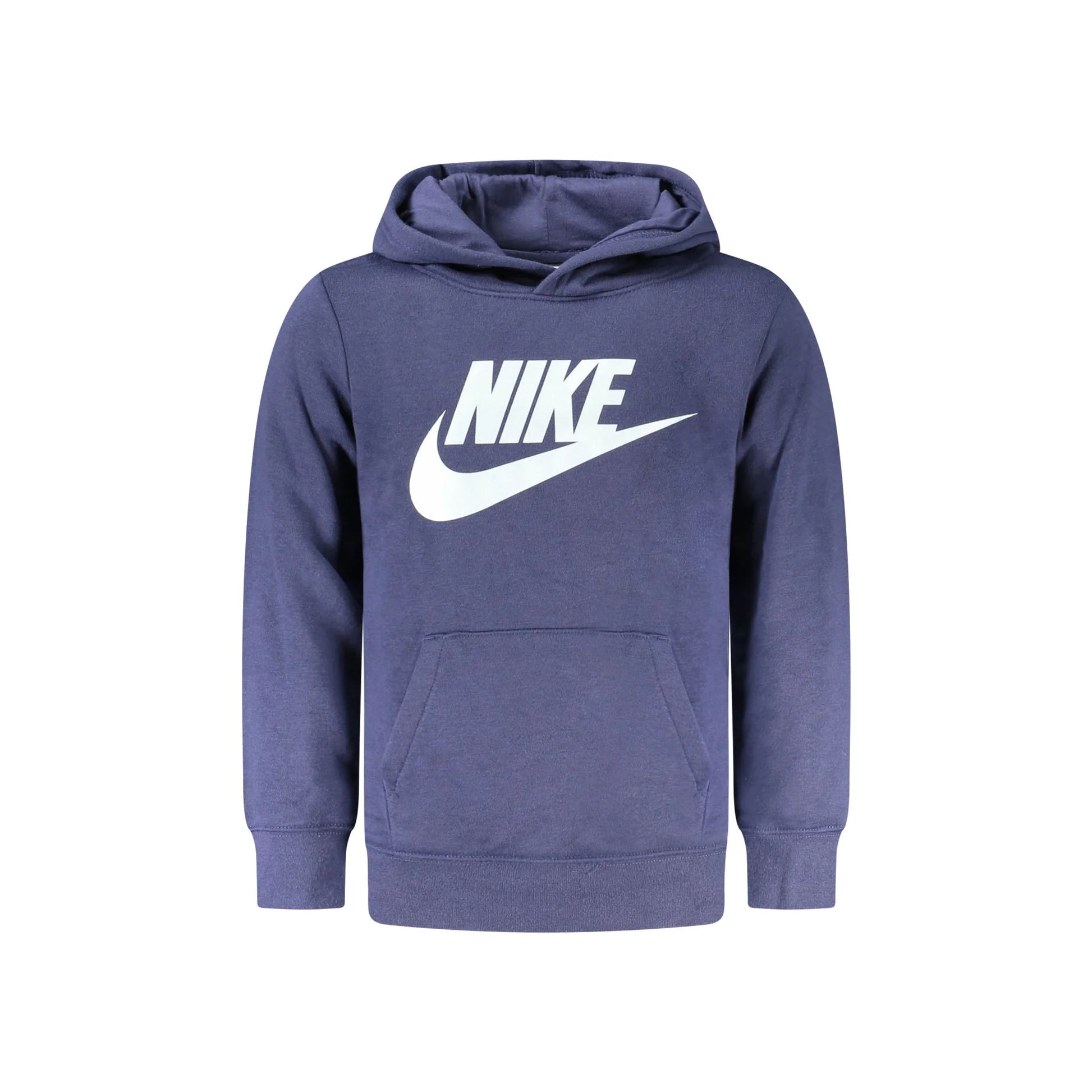 Nike Felpa Bambino Blu con Cappuccio Felpata Tascone Stampa Logo Felpe unisex - foto prodotto