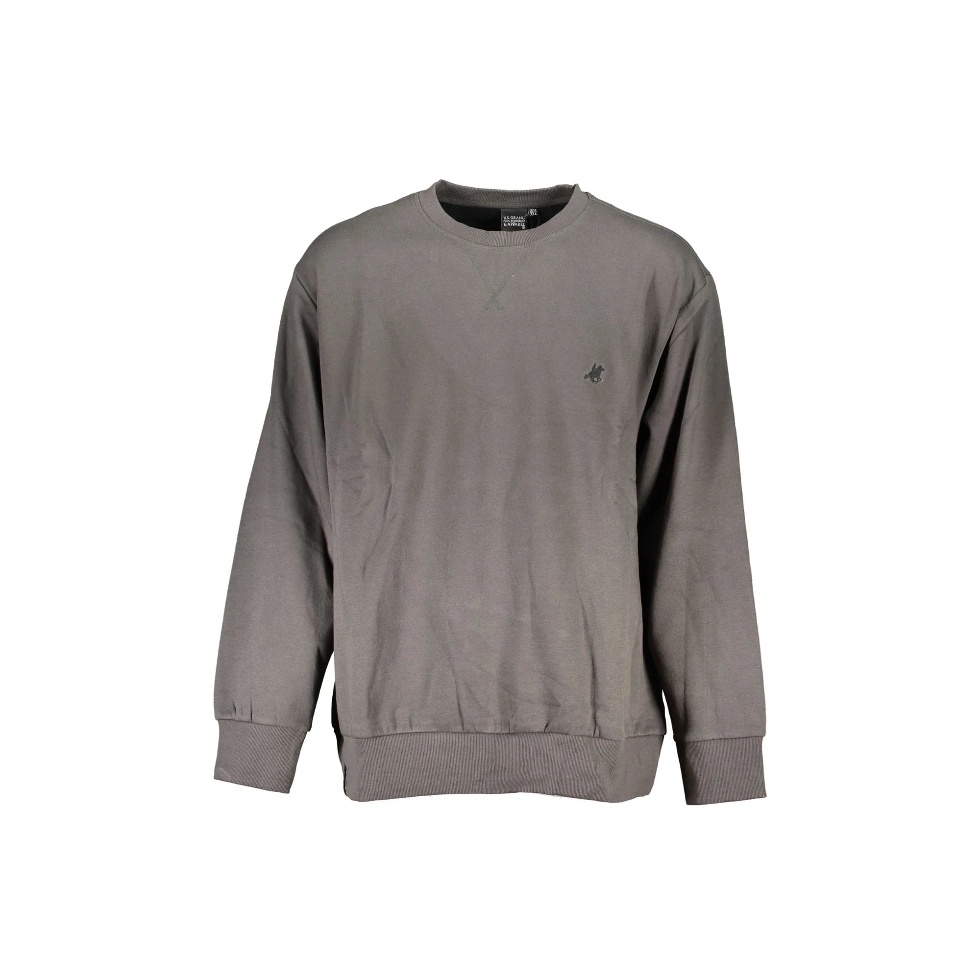 U.S. GRAND POLO FELPA SENZA ZIP UOMO GRIGIO