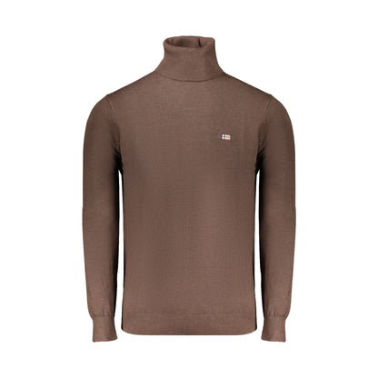 Norway 1963 Maglia Uomo Marrone Dolcevita con Ricamo e Logo Maglie - foto prodotto