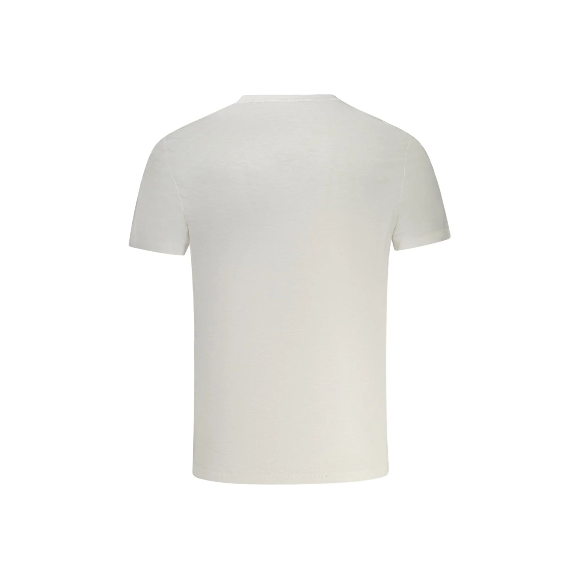Guess Jeans T-Shirt Maniche Corte Uomo Bianca Ricamo bianco - vista 2