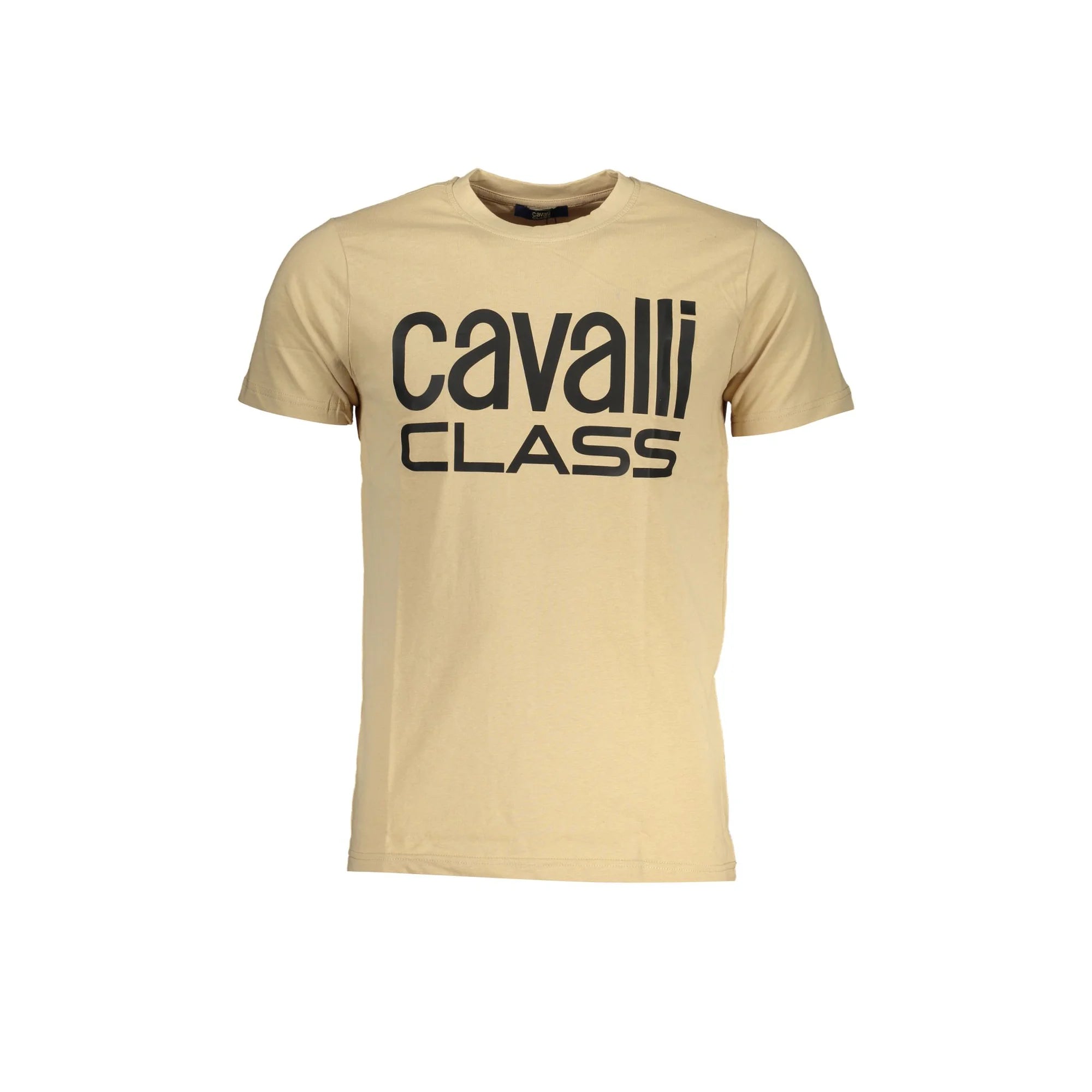 CAVALLI CLASS T-SHIRT MANICHE CORTE UOMO BEIGE