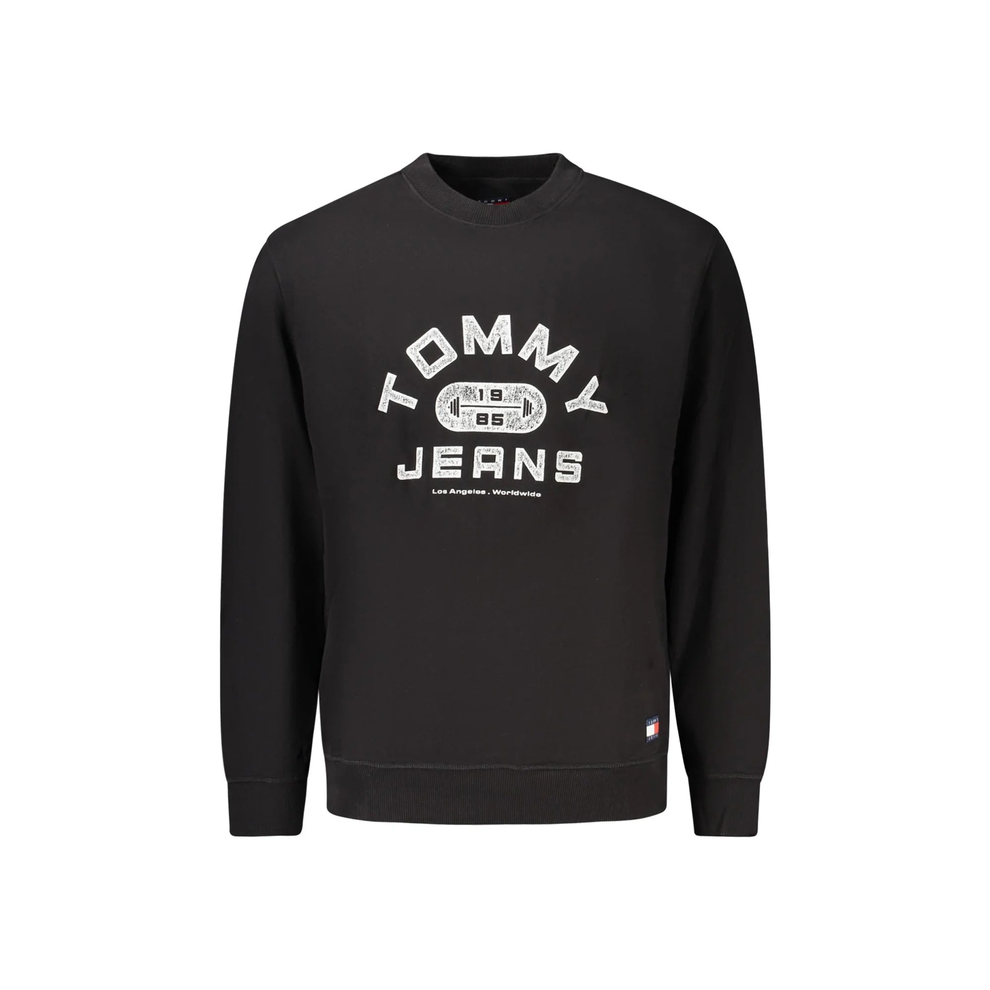 TOMMY HILFIGER FELPA SENZA ZIP UOMO NERO