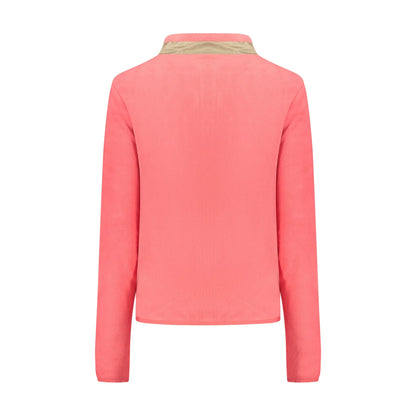 Norway 1963 Felpa Donna Rosa Zip Pile Taschino Applicazione Logo Felpe - vista 2