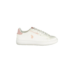 U.S. Polo Assn. Baskets Femme Blanches Imprimé Logo