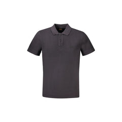 Boss Polo Maniche Corte Uomo Nera Stampa Logo