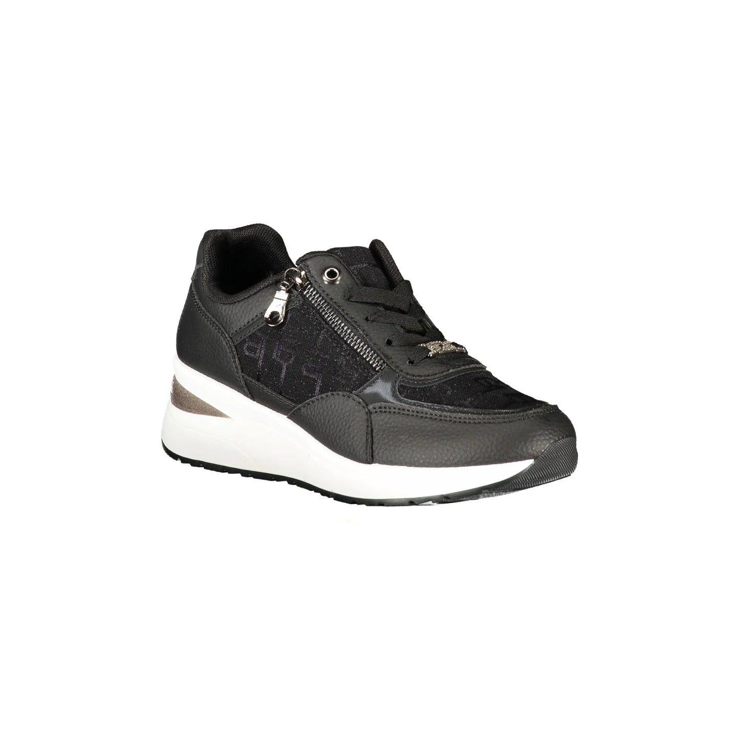 LAURA BIAGIOTTI Sneakers Donna Nere con Lacci e Zip Laterale nero - vista 2
