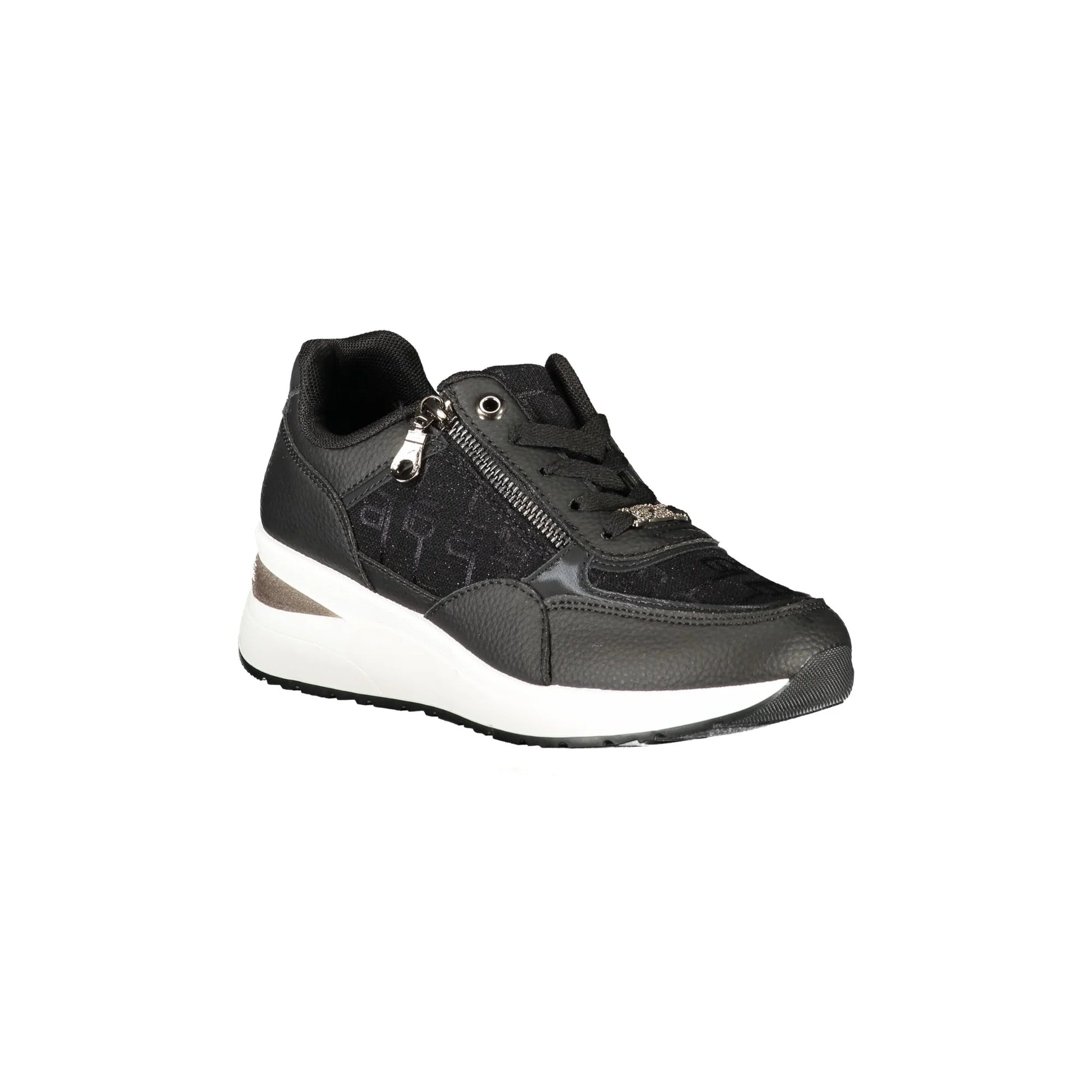 LAURA BIAGIOTTI Sneakers Donna Nere con Lacci e Zip Laterale nero - vista 2