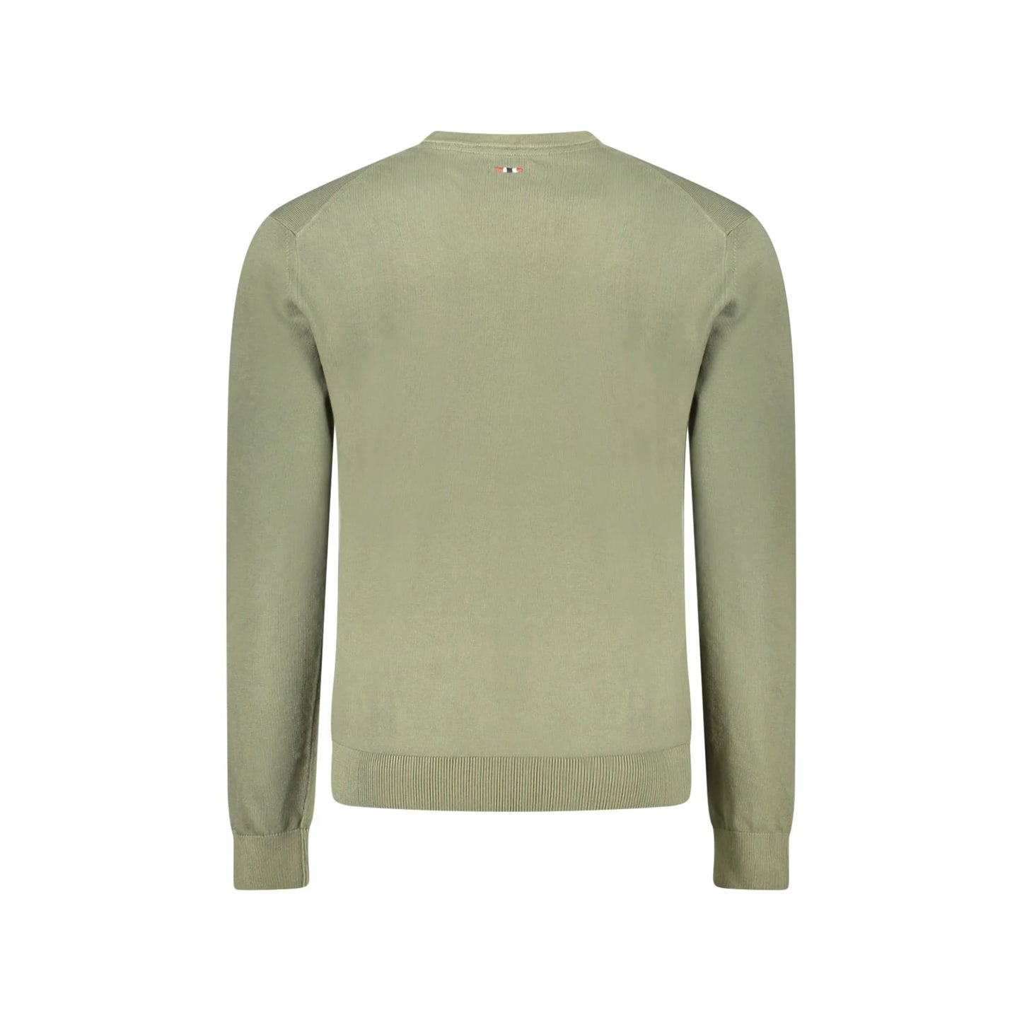 Napapijri Maglia Uomo Verde Ricamo Maglie - vista 2