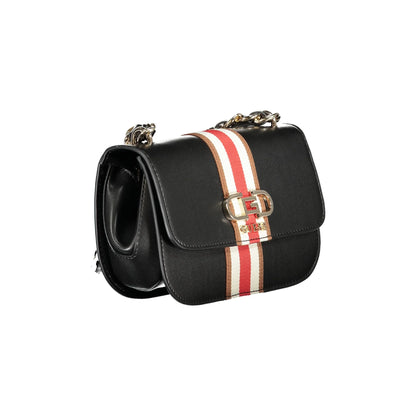 GUESS JEANS Borsa Donna a Tracolla Nera Nelka con Catena Borse nero - vista 3