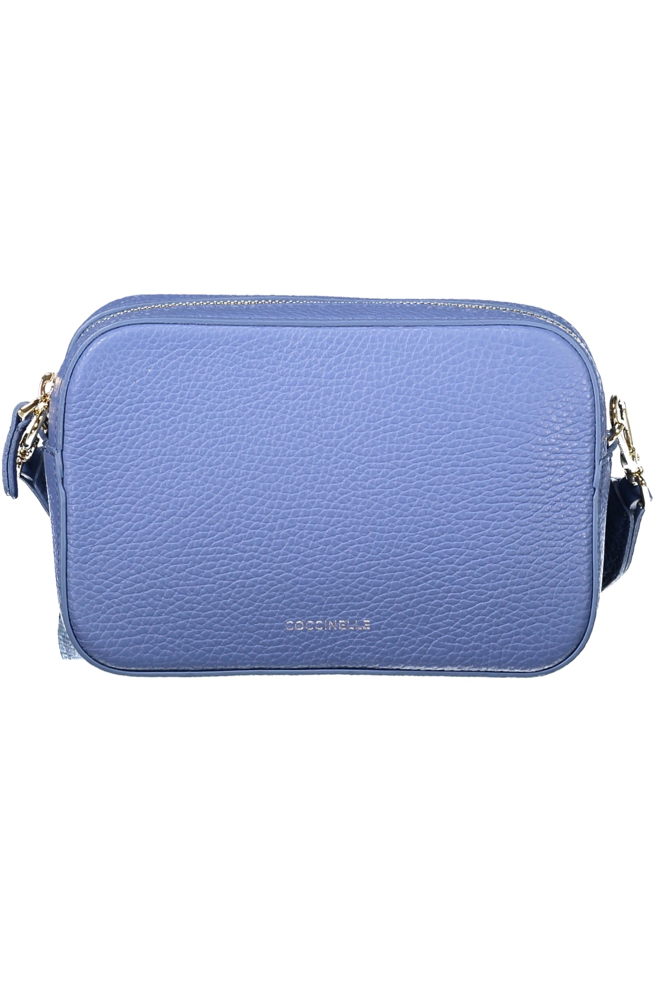 COCCINELLE Borsa Donna a Tracolla Blu, In Vera Pelle, Tebe Mini