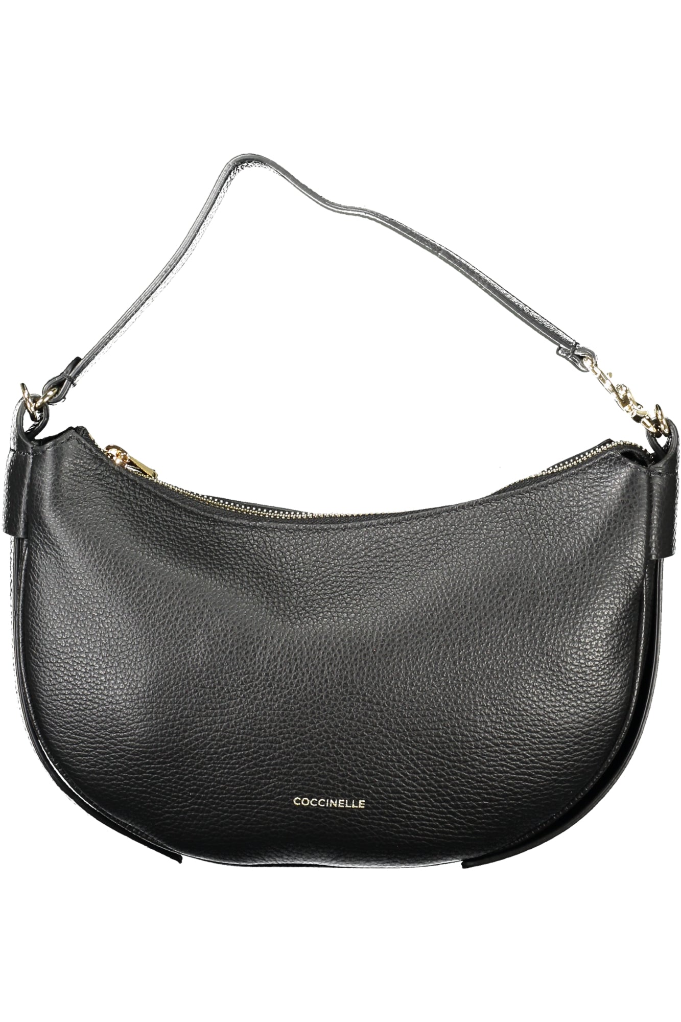Borsa Donna Coccinelle Nera a Spalla C-Easy in Pelle con Tracolla