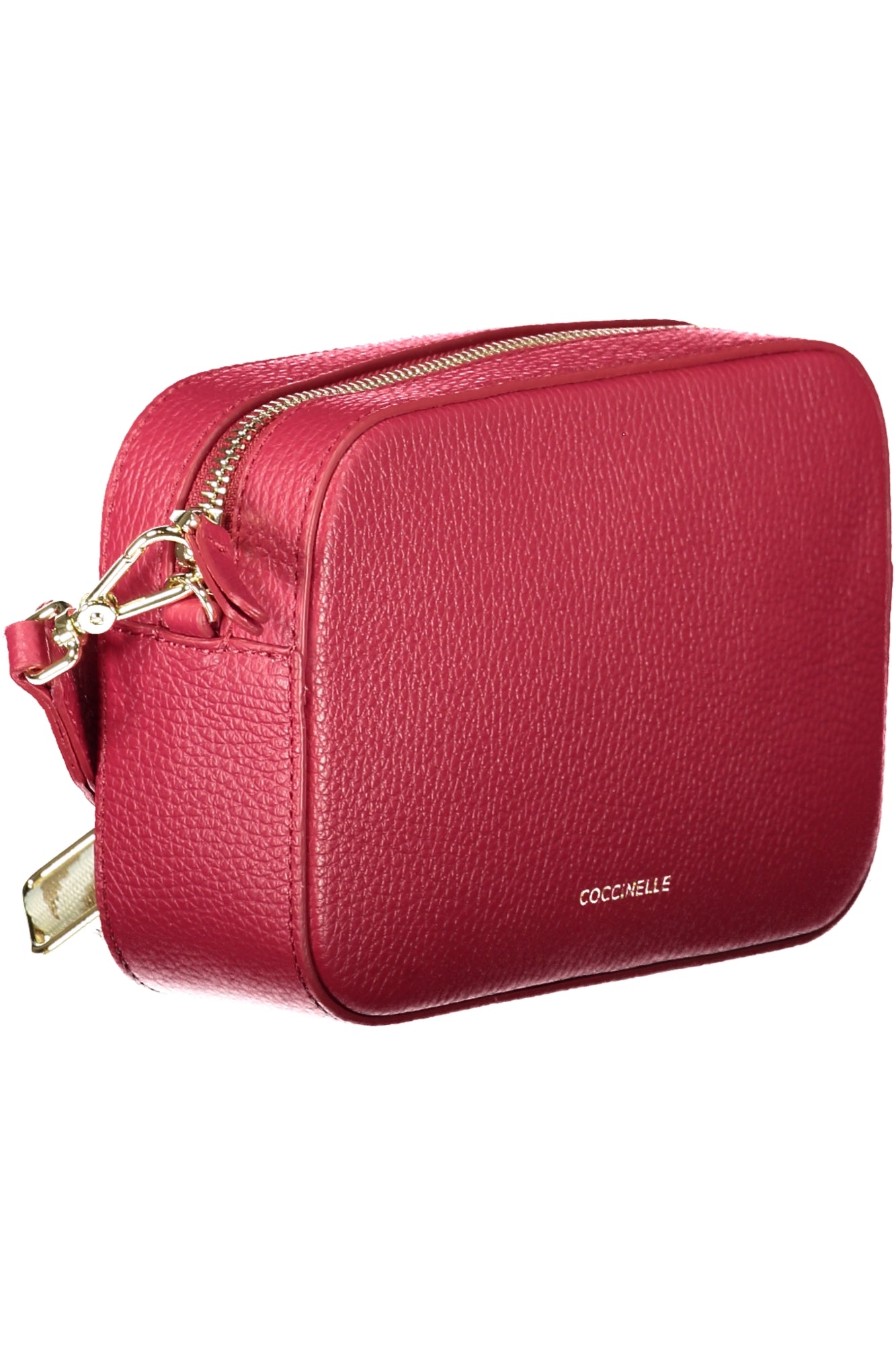 COCCINELLE Borsa Donna a Tracolla Rossa, In Vera Pelle, Tebe Mini