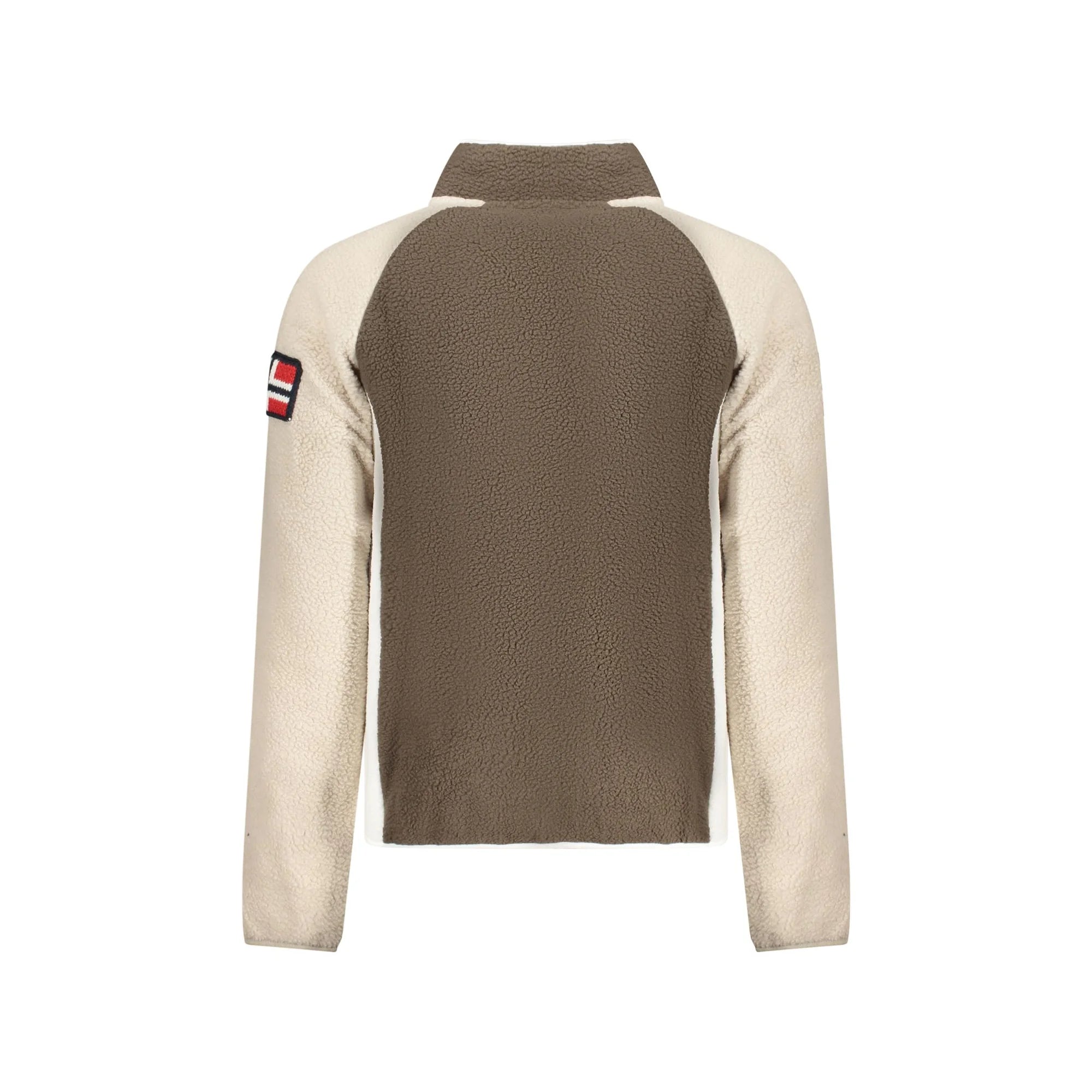 NORWAY 1963 FELPA CON ZIP UOMO MARRONE