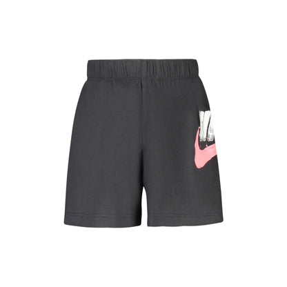 Nike Short Unisex Neri Stampa Logo Pantaloni Nero - foto prodotto