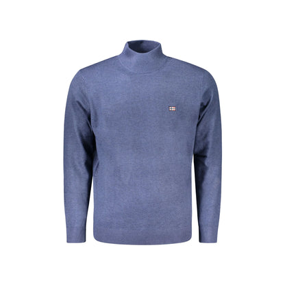 Norway 1963 Maglia Blu Nera Collo Alto con Ricamo e Logo Maglie uomo - foto prodotto