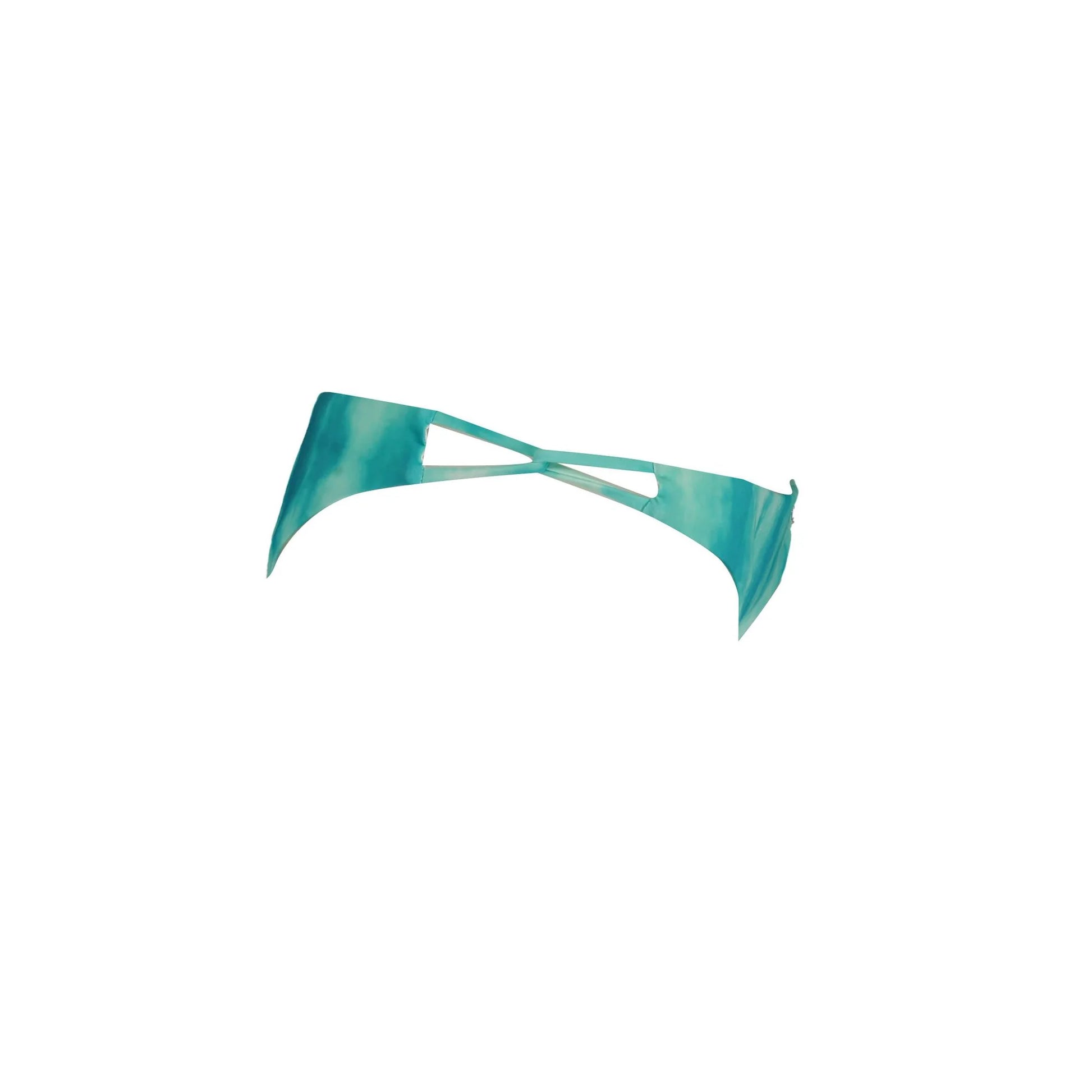 Karl Lagerfeld Beachwear Costume Mare Donna Azzurro Intreccio Lacci - vista 3