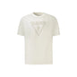 Guess Jeans T-Shirt Maniche Corte Uomo Bianca Stampa Logo Bianco - foto prodotto