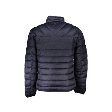 Napapijri Giubbotto Uomo Blu con Cappuccio e Tasche Giubbotti e Giacche - vista 2