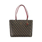 GUESS JEANS Borsa Donna Noelle Marrone a Spalla con Dettagli a Contrasto Borse - foto prodotto