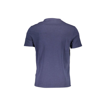 Guess Jeans T-Shirt Maniche Corte Uomo Blu Ricamo - vista 2