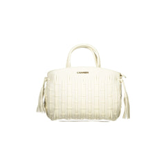 Cafenoir Borsa a Tracolla Donna Bianca Chiusura con Zip