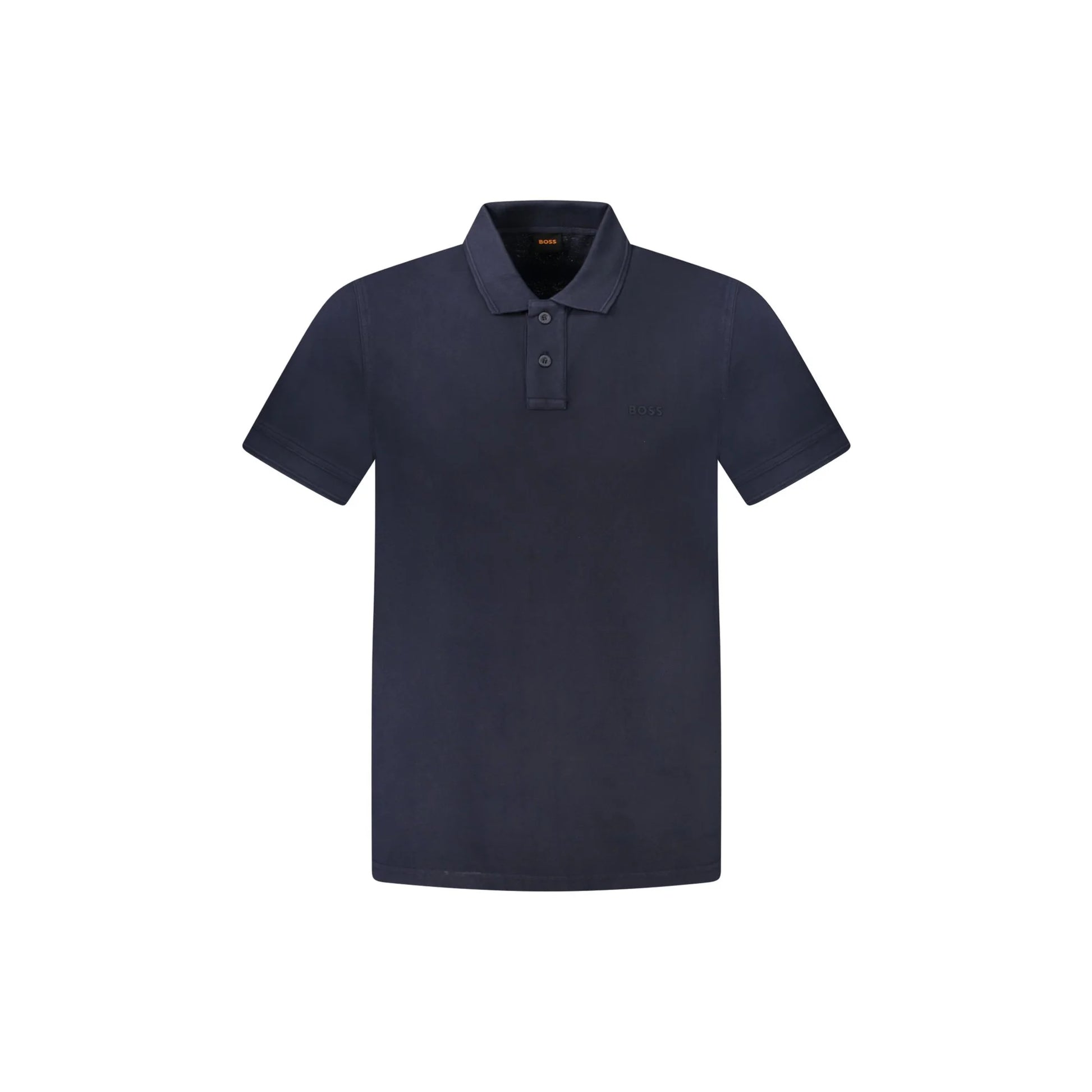 Boss Polo Maniche Corte Uomo Blu Stampa Logo - foto prodotto