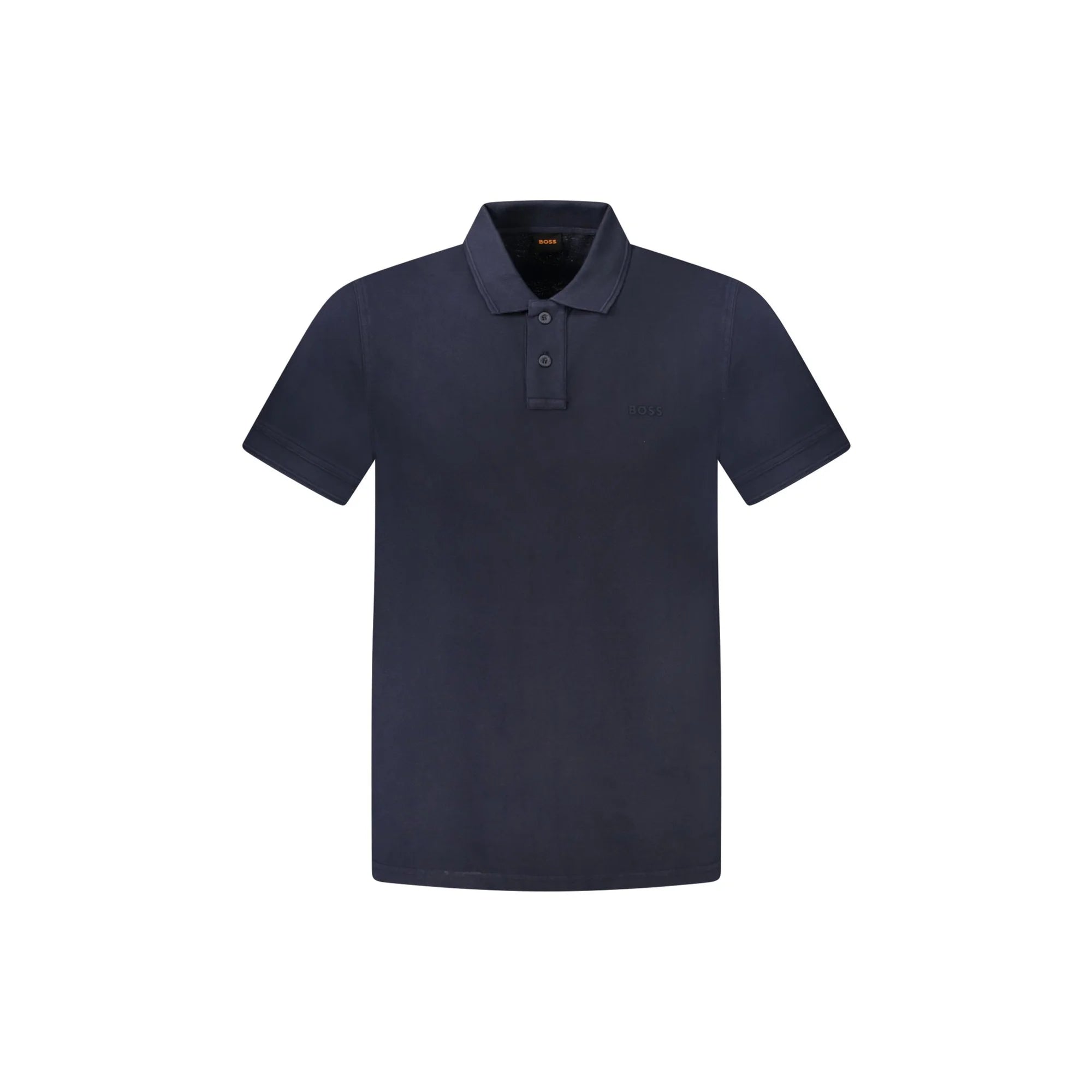 Boss Polo Maniche Corte Uomo Blu Stampa Logo - foto prodotto