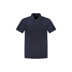 Boss Polo Maniche Corte Uomo Blu Stampa Logo