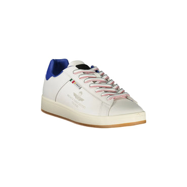 ESERCITO 1659 Scarpe Sportive Uomo Bianche Folgore con Dettagli Blu Sneakers bianco - vista 2