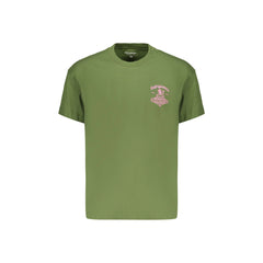 Refrigiwear T-Shirt Maniche Corte Uomo Verde Stampa