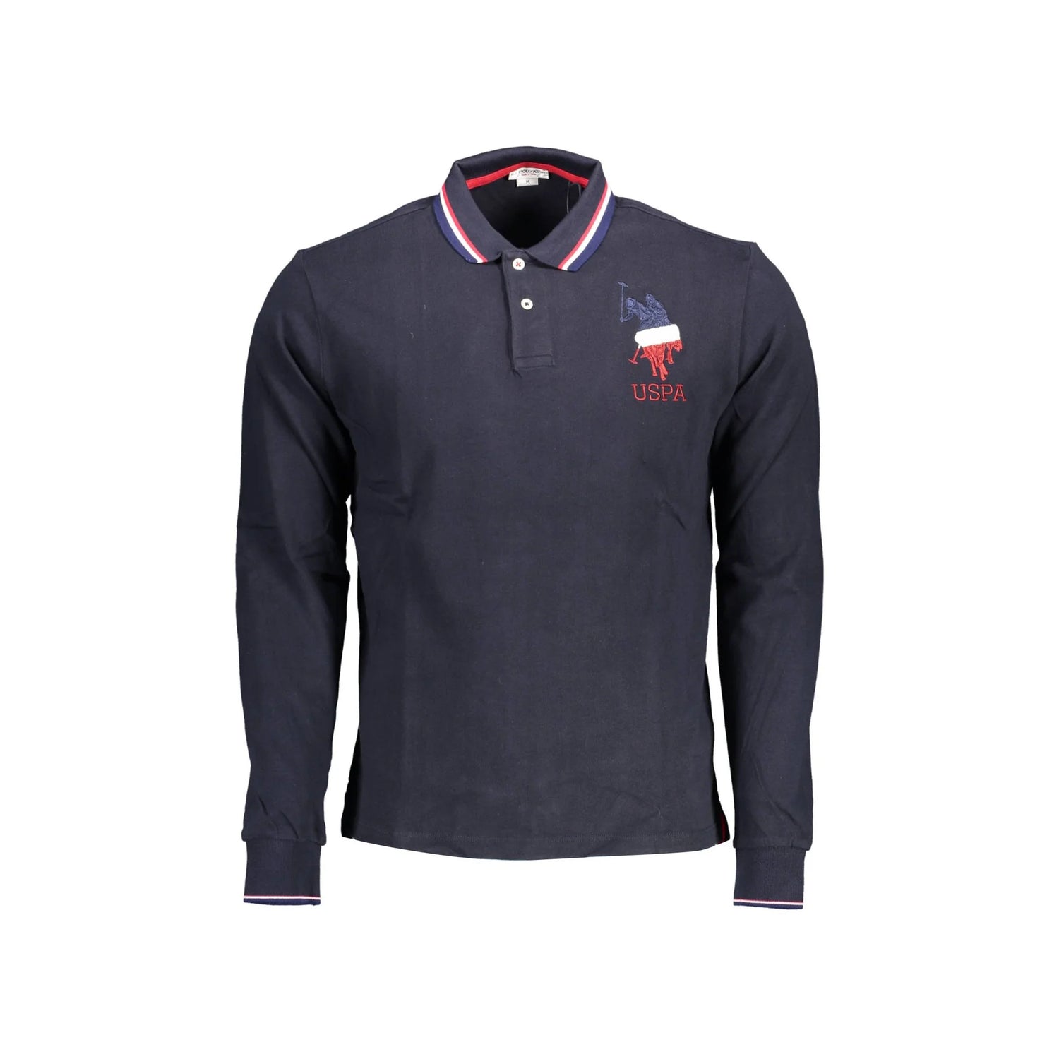 U.S. Polo Maniche Lunghe Uomo Blu Ricamo - foto prodotto