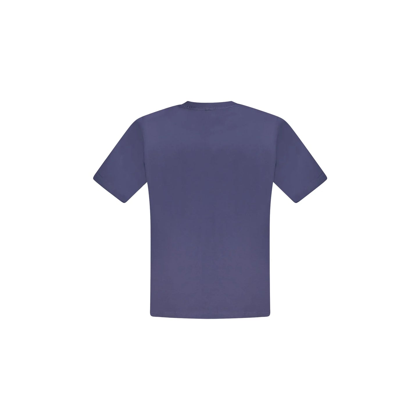 North Sails T-Shirt Uomo Blu Girocollo Cotone Stampa Logo - vista 2